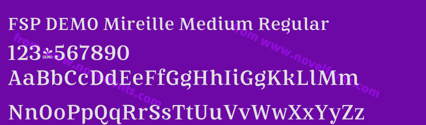 FSP DEMO Mireille Medium RegularPreview FSP DEMO Mireille Medium RegularPreview