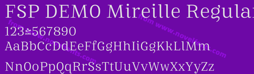 FSP DEMO Mireille RegularPreview FSP DEMO Mireille RegularPreview