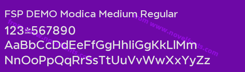FSP DEMO Modica Medium RegularPreview FSP DEMO Modica Medium RegularPreview