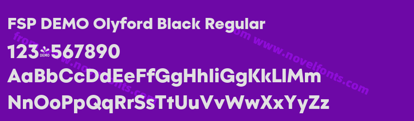 FSP DEMO Olyford Black RegularPreview FSP DEMO Olyford Black RegularPreview