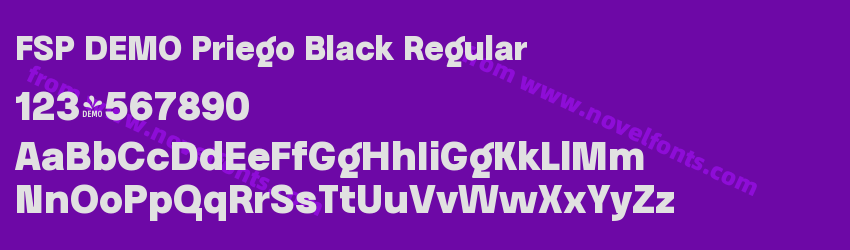 FSP DEMO Priego Black RegularPreview FSP DEMO Priego Black RegularPreview