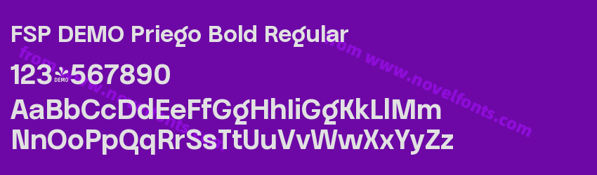 FSP DEMO Priego Bold RegularPreview FSP DEMO Priego Bold RegularPreview