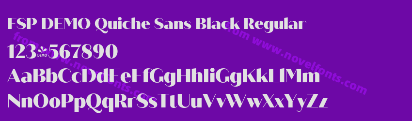 FSP DEMO Quiche Sans Black RegularPreview FSP DEMO Quiche Sans Black RegularPreview