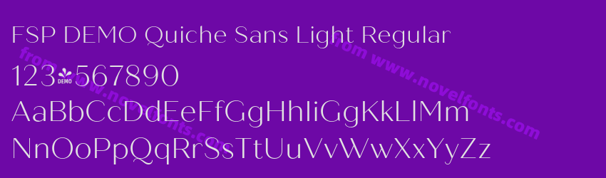 FSP DEMO Quiche Sans Light RegularPreview FSP DEMO Quiche Sans Light RegularPreview
