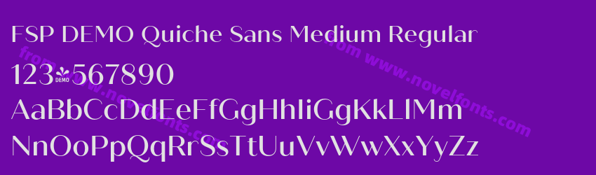 FSP DEMO Quiche Sans Medium RegularPreview FSP DEMO Quiche Sans Medium RegularPreview