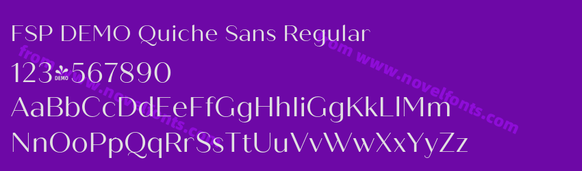 FSP DEMO Quiche Sans RegularPreview FSP DEMO Quiche Sans RegularPreview
