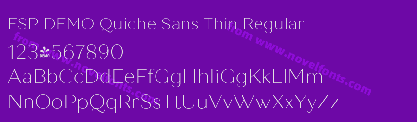 FSP DEMO Quiche Sans Thin RegularPreview FSP DEMO Quiche Sans Thin RegularPreview