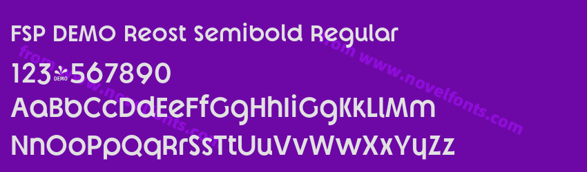 FSP DEMO Reost Semibold RegularPreview FSP DEMO Reost Semibold RegularPreview