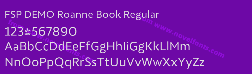 FSP DEMO Roanne Book RegularPreview FSP DEMO Roanne Book RegularPreview