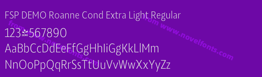 FSP DEMO Roanne Cond Extra Light RegularPreview FSP DEMO Roanne Cond Extra Light RegularPreview