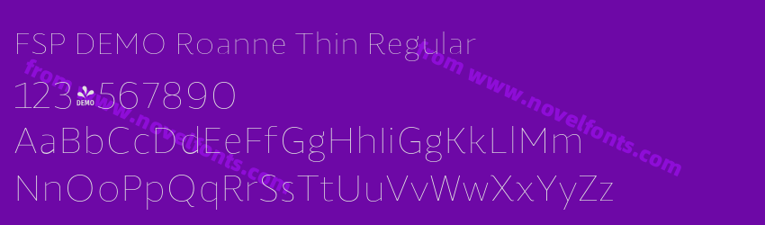 FSP DEMO Roanne Thin RegularPreview