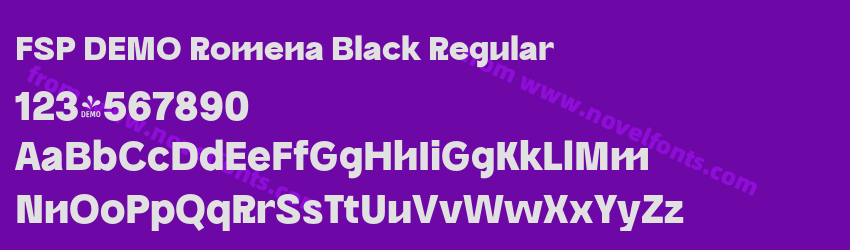 FSP DEMO Romena Black RegularPreview FSP DEMO Romena Black RegularPreview