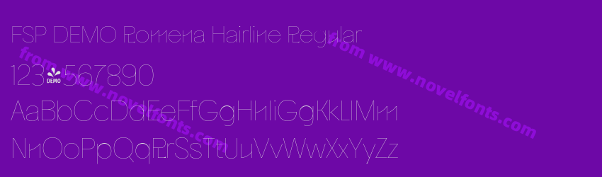 FSP DEMO Romena Hairline RegularPreview