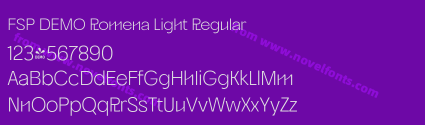 FSP DEMO Romena Light RegularPreview FSP DEMO Romena Light RegularPreview