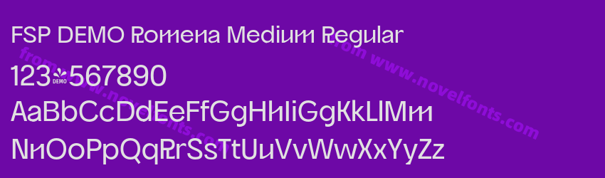 FSP DEMO Romena Medium RegularPreview FSP DEMO Romena Medium RegularPreview