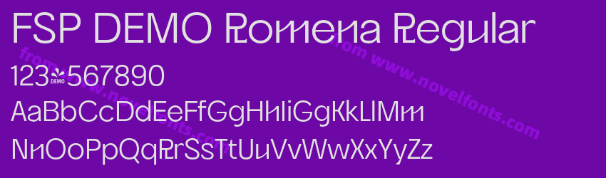 FSP DEMO Romena RegularPreview FSP DEMO Romena RegularPreview