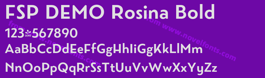 FSP DEMO Rosina BoldPreview FSP DEMO Rosina BoldPreview