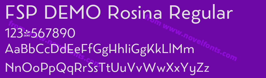 FSP DEMO Rosina RegularPreview FSP DEMO Rosina RegularPreview