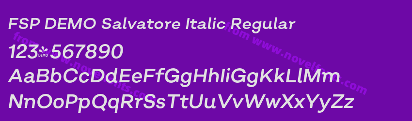 FSP DEMO Salvatore Italic RegularPreview