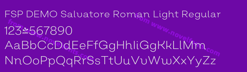 FSP DEMO Salvatore Roman Light RegularPreview FSP DEMO Salvatore Roman Light RegularPreview