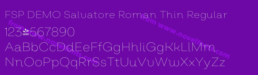 FSP DEMO Salvatore Roman Thin RegularPreview FSP DEMO Salvatore Roman Thin RegularPreview