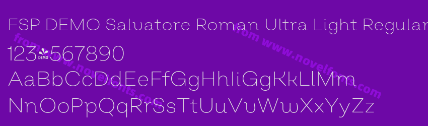 FSP DEMO Salvatore Roman Ultra Light RegularPreview FSP DEMO Salvatore Roman Ultra Light RegularPreview