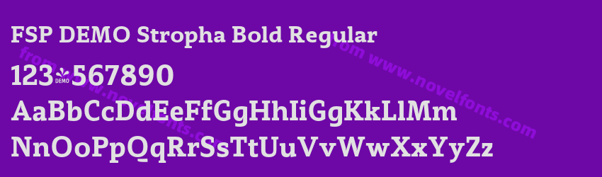 FSP DEMO Stropha Bold RegularPreview FSP DEMO Stropha Bold RegularPreview