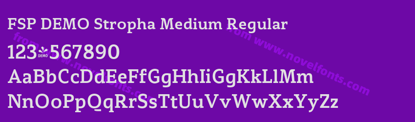 FSP DEMO Stropha Medium RegularPreview FSP DEMO Stropha Medium RegularPreview