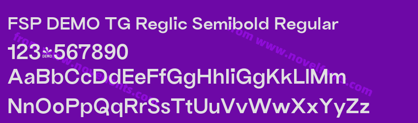 FSP DEMO TG Reglic Semibold RegularPreview FSP DEMO TG Reglic Semibold RegularPreview