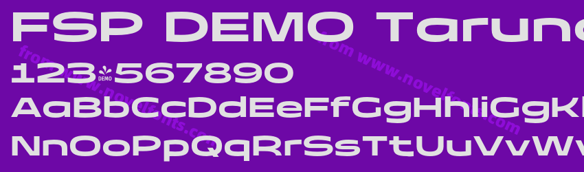 FSP DEMO Taruno Wide BoldPreview FSP DEMO Taruno Wide BoldPreview