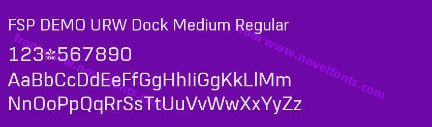 FSP DEMO URW Dock Medium RegularPreview FSP DEMO URW Dock Medium RegularPreview