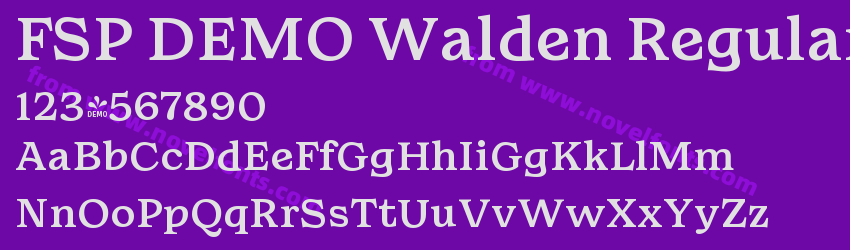 FSP DEMO Walden RegularPreview FSP DEMO Walden RegularPreview