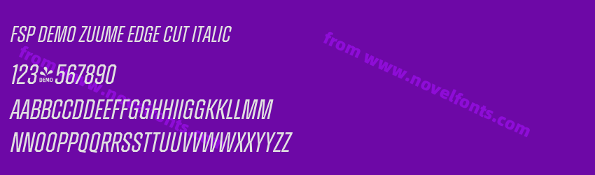 FSP DEMO Zuume Edge Cut ItalicPreview FSP DEMO Zuume Edge Cut ItalicPreview