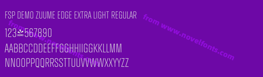 FSP DEMO Zuume Edge Extra Light RegularPreview FSP DEMO Zuume Edge Extra Light RegularPreview
