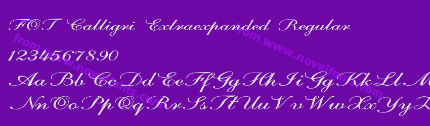 FOT Calligri Extraexpanded RegularPreview FOT Calligri Extraexpanded RegularPreview