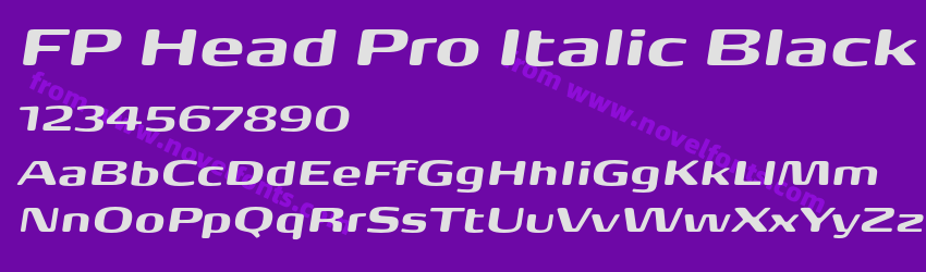 FP Head Pro Italic BlackPreview FP Head Pro Italic BlackPreview