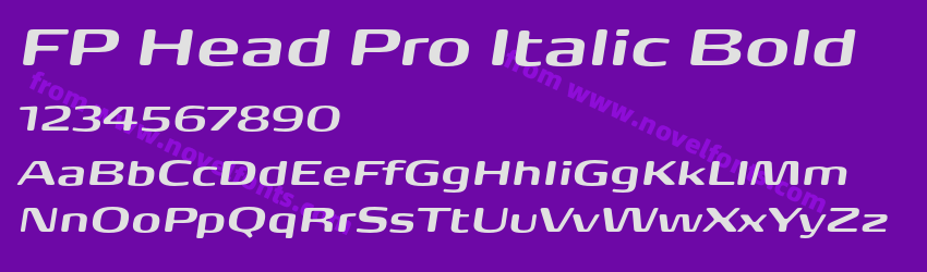 FP Head Pro Italic BoldPreview FP Head Pro Italic BoldPreview