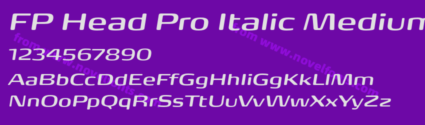 FP Head Pro Italic MediumPreview FP Head Pro Italic MediumPreview