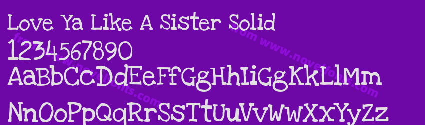 Love Ya Like A Sister SolidPreview