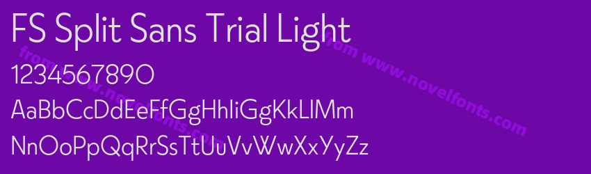 FS Split Sans Trial LightPreview FS Split Sans Trial LightPreview