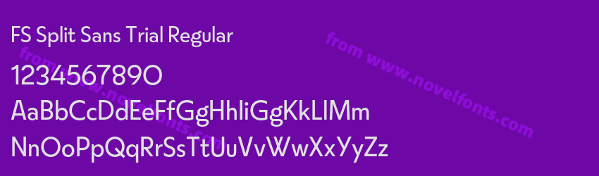 FS Split Sans Trial RegularPreview FS Split Sans Trial RegularPreview