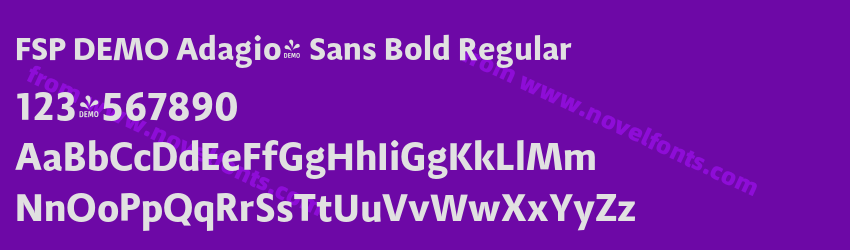 FSP DEMO Adagio_ Sans Bold RegularPreview