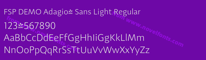 FSP DEMO Adagio_ Sans Light RegularPreview FSP DEMO Adagio_ Sans Light RegularPreview