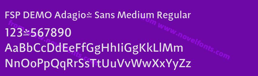 FSP DEMO Adagio_ Sans Medium RegularPreview FSP DEMO Adagio_ Sans Medium RegularPreview