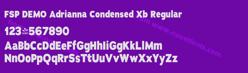 FSP DEMO Adrianna Condensed Xb RegularPreview FSP DEMO Adrianna Condensed Xb RegularPreview