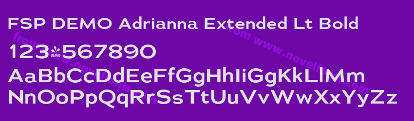FSP DEMO Adrianna Extended Lt BoldPreview FSP DEMO Adrianna Extended Lt BoldPreview