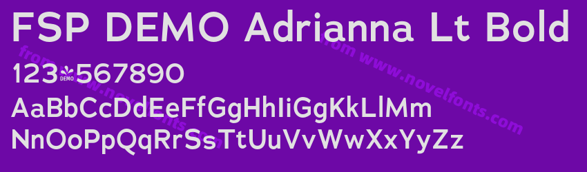 FSP DEMO Adrianna Lt BoldPreview FSP DEMO Adrianna Lt BoldPreview