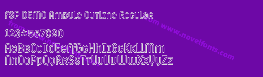 FSP DEMO Ambule Outline RegularPreview FSP DEMO Ambule Outline RegularPreview