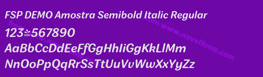 FSP DEMO Amostra Semibold Italic RegularPreview FSP DEMO Amostra Semibold Italic RegularPreview