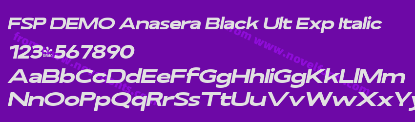 FSP DEMO Anasera Black Ult Exp ItalicPreview FSP DEMO Anasera Black Ult Exp ItalicPreview